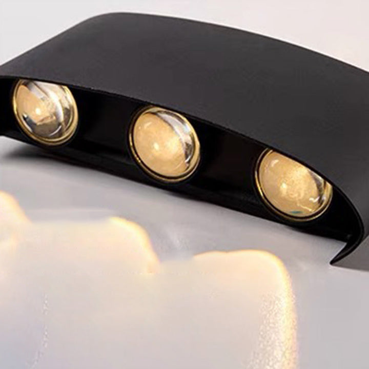 Contemporary Simplicity Aluminum Acrylic LED Waterproof Wall Sconce Lamp For Outdoor Patios | Stornfield