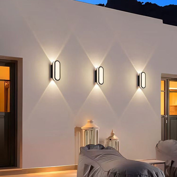 Contemporary Simplicity Aluminum Acrylic LED Waterproof Wall Sconce Lamp For Outdoor Patios | Stornfield