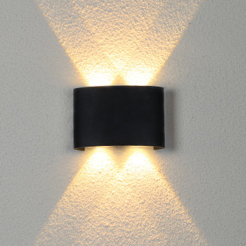 Modern Minimalist Aluminum Acrylic Waterproof LED Wall Sconce Lamp For Outdoor Patios | Stornfield