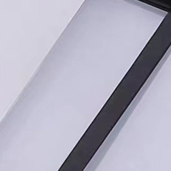 Traditional Chinese Rectangular Waterproof Aluminum Acrylic LED Wall Sconce Lamp For Outdoor Patios | Stornfield