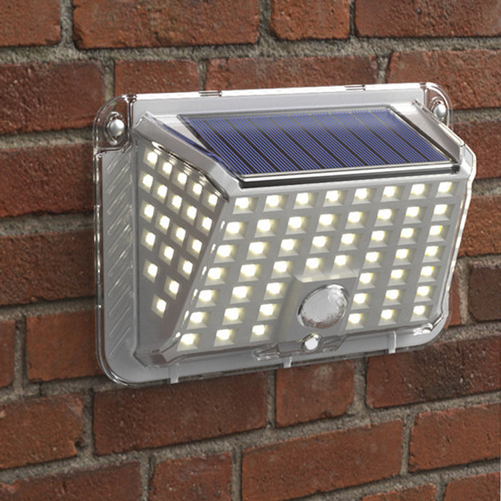 Modern Simplicity Solar Waterproof Triangle Silicone ABS PC LED Outdoor Wall Sconce Lamp For Outdoor Patio | Stornfield