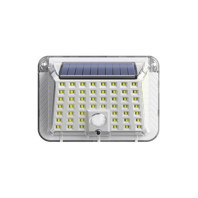 Modern Simplicity Solar Waterproof Triangle Silicone ABS PC LED Outdoor Wall Sconce Lamp For Outdoor Patio | Stornfield