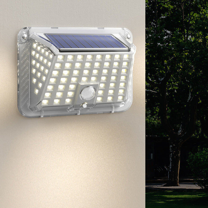 Modern Simplicity Solar Waterproof Triangle Silicone ABS PC LED Outdoor Wall Sconce Lamp For Outdoor Patio | Stornfield