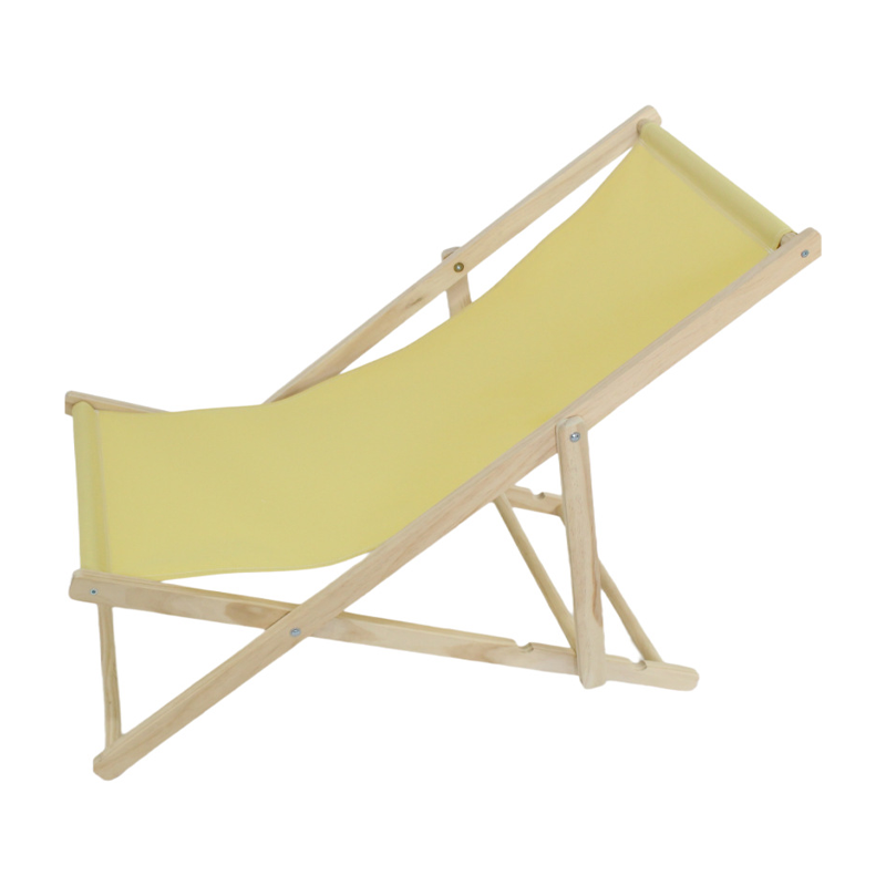 Modern Minimalist Rectangular Oxford Fabric Solid Pine Wood Outdoor Beach Chair Folding Recliner Backrest For Outdoor | Stornfield