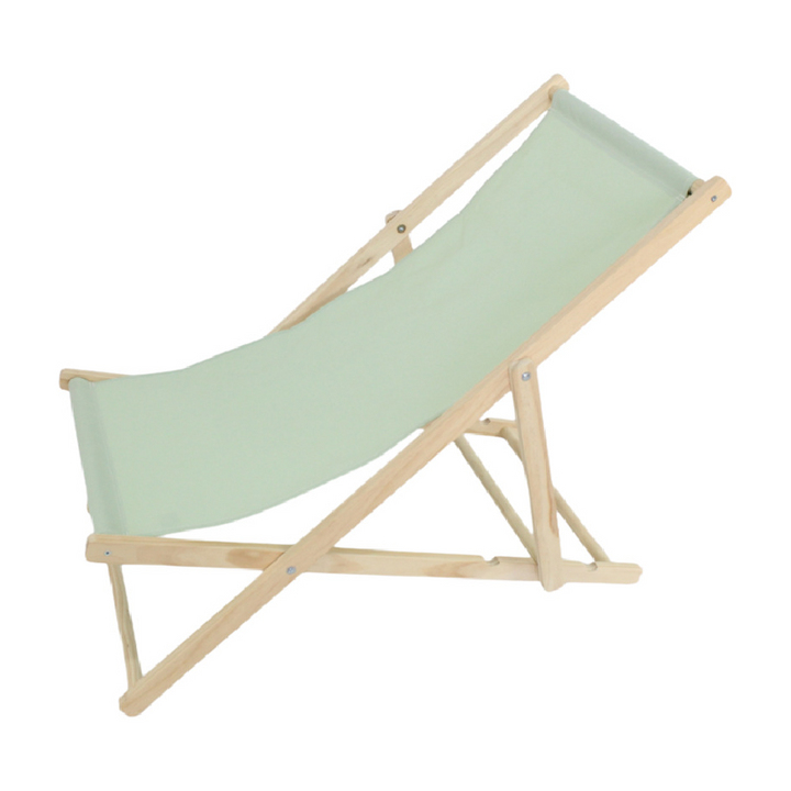 Modern Minimalist Rectangular Oxford Fabric Solid Pine Wood Outdoor Beach Chair Folding Recliner Backrest For Outdoor | Stornfield