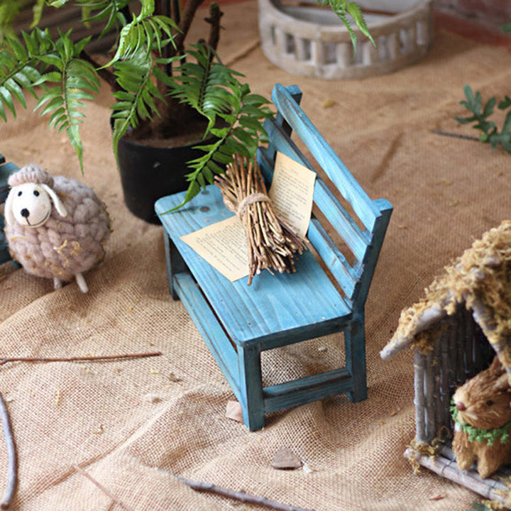 Modern Minimalist Rectangular Solid Wood Low Stool Backrest Decorative Cartoon Design For Garden | Stornfield