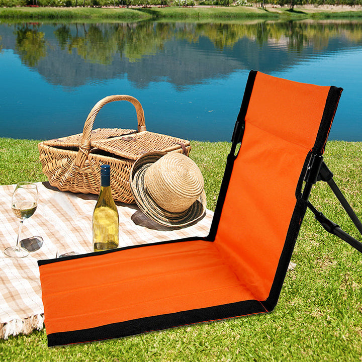Modern Simplicity Oxford Fabric Aluminum Rectangular Foldable Camping Back Chair For Outdoor Patio | Stornfield