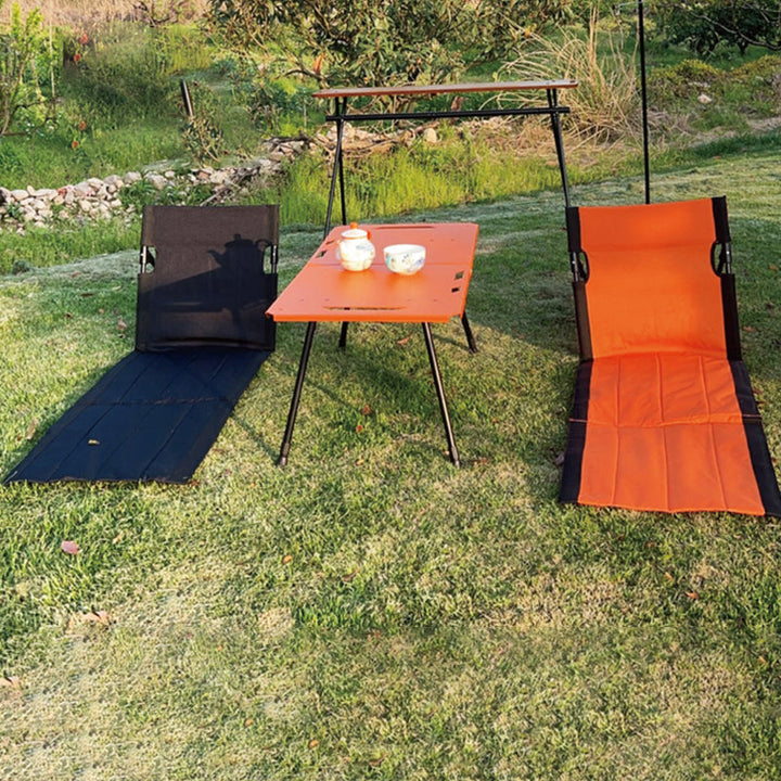Modern Simplicity Oxford Fabric Aluminum Rectangular Foldable Camping Back Chair For Outdoor Patio | Stornfield