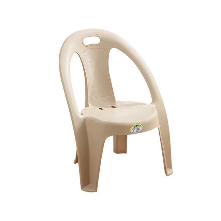Modern Minimalist Round PP Stackable Backrest Armrest Kids Chair For Living Room | Stornfield