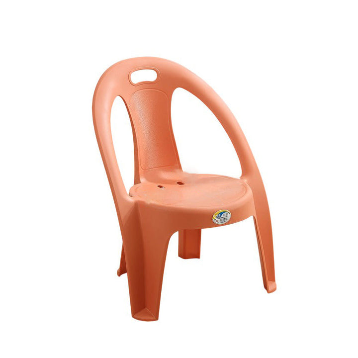 Modern Minimalist Round PP Stackable Backrest Armrest Kids Chair For Living Room | Stornfield