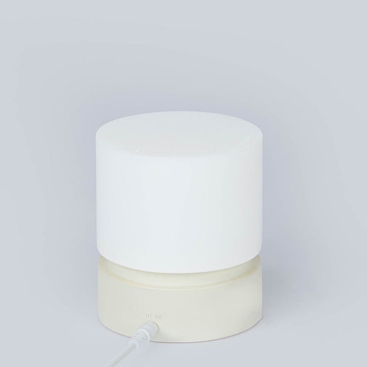 Stornfield | Nordic Contemporary Rechargeable Cylindrical LED Table Lamp in ABS HIPS Silicone for Bedside Use