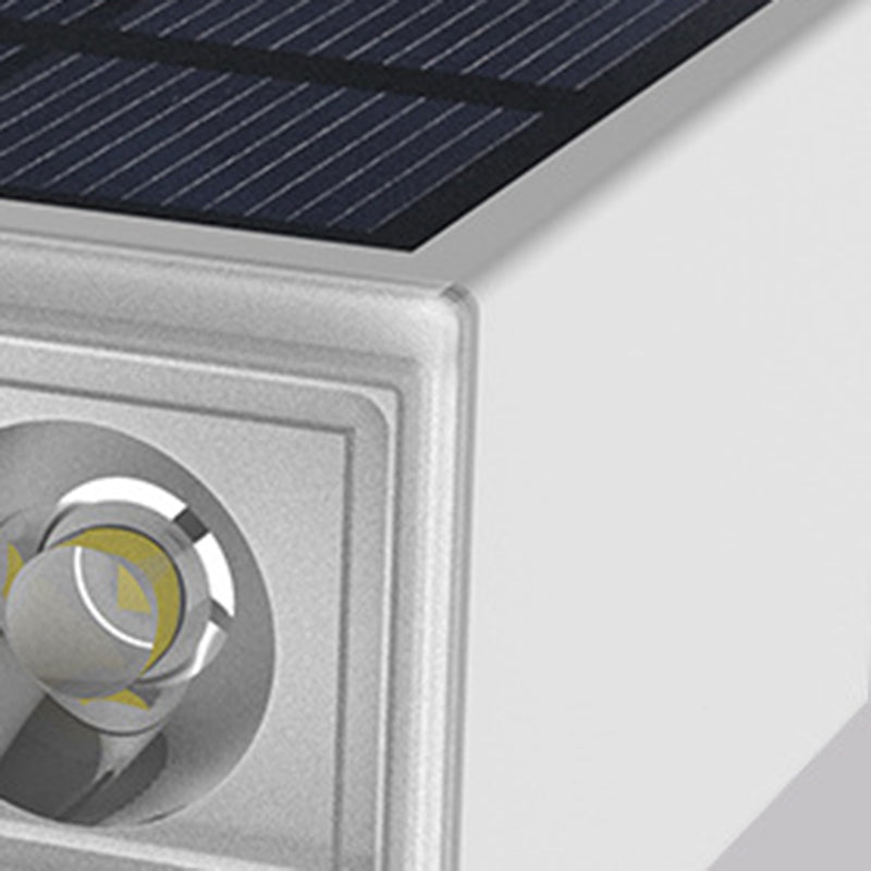 Modern Minimalist Solar Waterproof ABS PC Rectangular LED Outdoor Step Light Ideal For Garden And Outdoor Patio | Stornfield