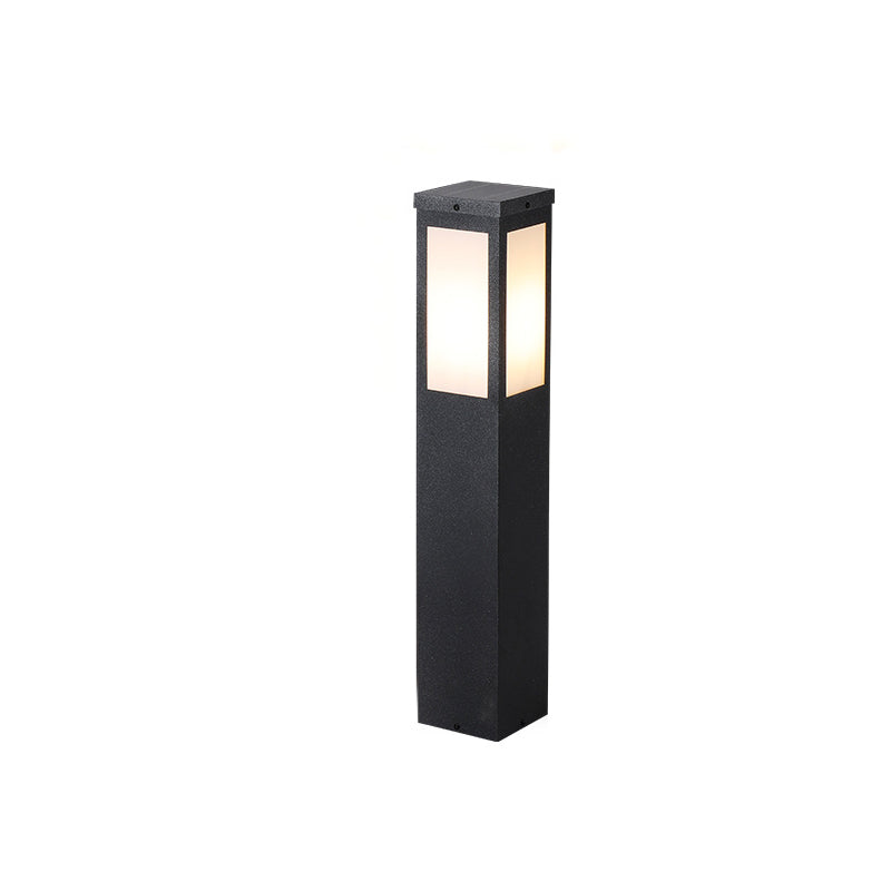 Modern Minimalist Solar Waterproof Metal & PC Pillar LED Outdoor Light Landscape Lighting For Garden & Outdoor Patio | Stornfield