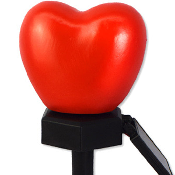 Modern Art Deco Solar Waterproof ABS Plastic & Nano Heart-Shaped Decorative LED Outdoor Light Landscape Lighting For Garden & Outdoor Patio | Stornfield