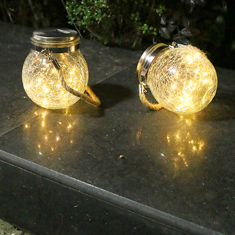 Modern Art Deco Solar Orb Stainless Steel Glass LED Outdoor Light For Garden | Stornfield