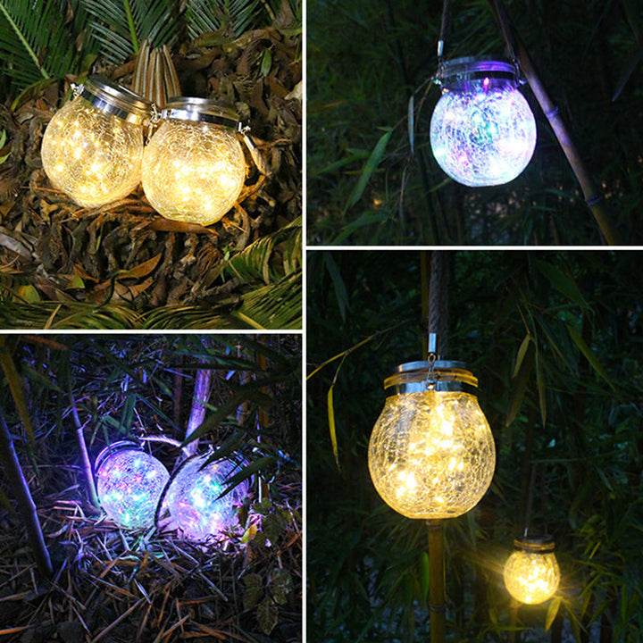 Modern Art Deco Solar Orb Stainless Steel Glass LED Outdoor Light For Garden | Stornfield