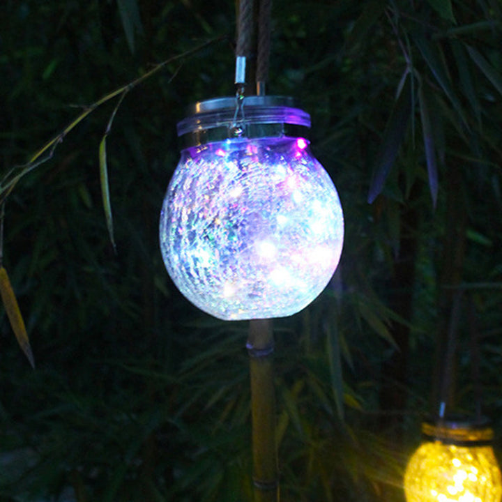 Modern Art Deco Solar Orb Stainless Steel Glass LED Outdoor Light For Garden | Stornfield