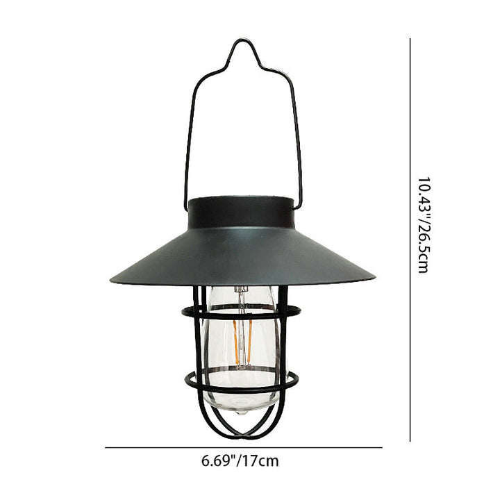 Modern Minimalist Solar Cylinder Hollow Out Iron Plastic LED Outdoor Light For Garden | Stornfield