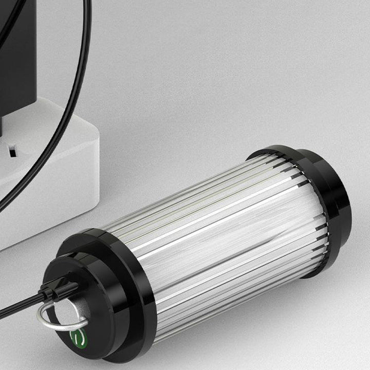 Modern Minimalist Portable Cylinder Metal ABS USB LED Outdoor Light For Garden | Stornfield
