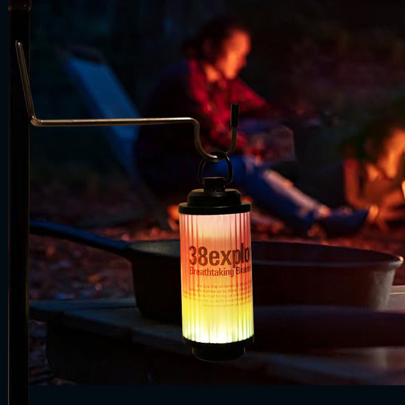 Modern Minimalist Portable Cylinder Metal ABS USB LED Outdoor Light For Garden | Stornfield