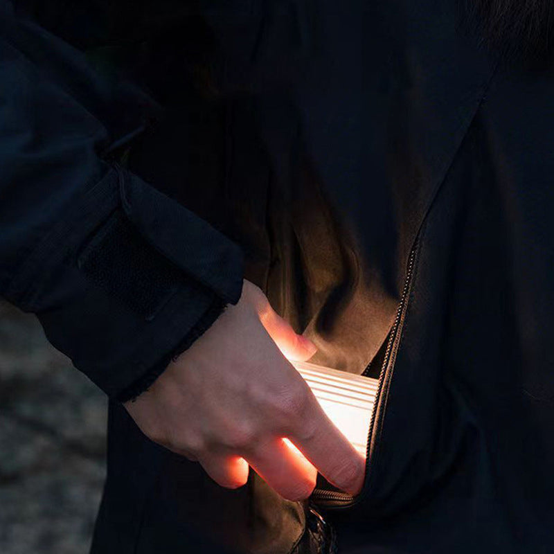 Modern Minimalist Portable Cylinder Metal ABS USB LED Outdoor Light For Garden | Stornfield