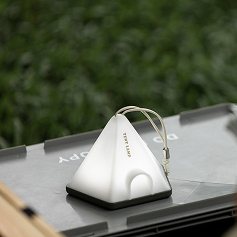 Contemporary Creative Tent Shape Triangle ABS PP LED Outdoor Light For Outdoor Patio | Stornfield