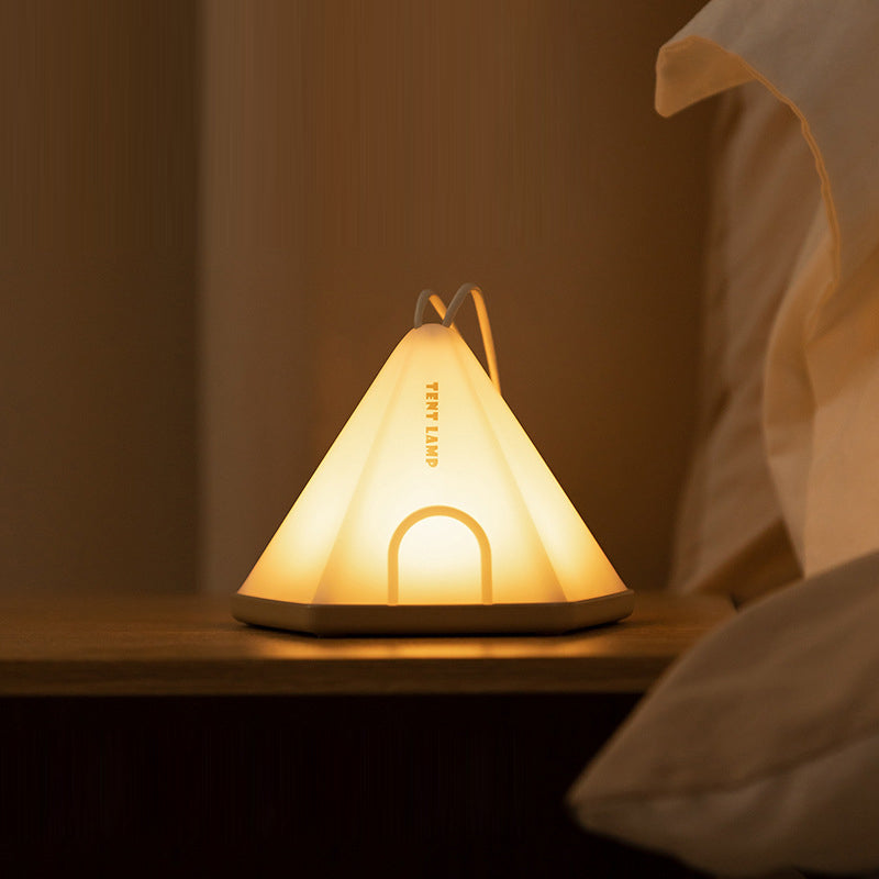 Contemporary Creative Tent Shape Triangle ABS PP LED Outdoor Light For Outdoor Patio | Stornfield