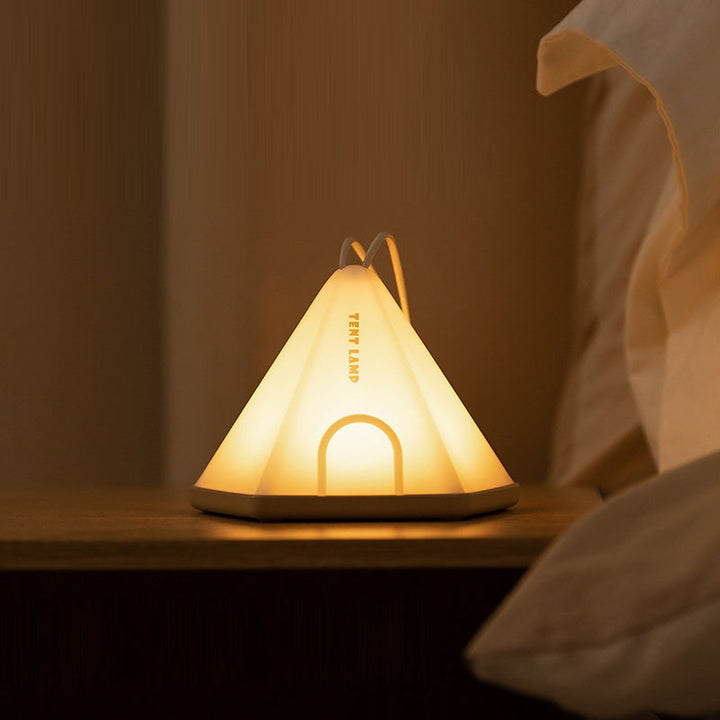 Contemporary Creative Tent Shape Triangle ABS PP LED Outdoor Light For Outdoor Patio | Stornfield