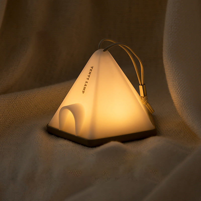 Contemporary Creative Tent Shape Triangle ABS PP LED Outdoor Light For Outdoor Patio | Stornfield