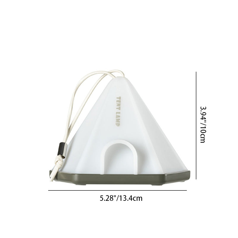 Contemporary Creative Tent Shape Triangle ABS PP LED Outdoor Light For Outdoor Patio | Stornfield