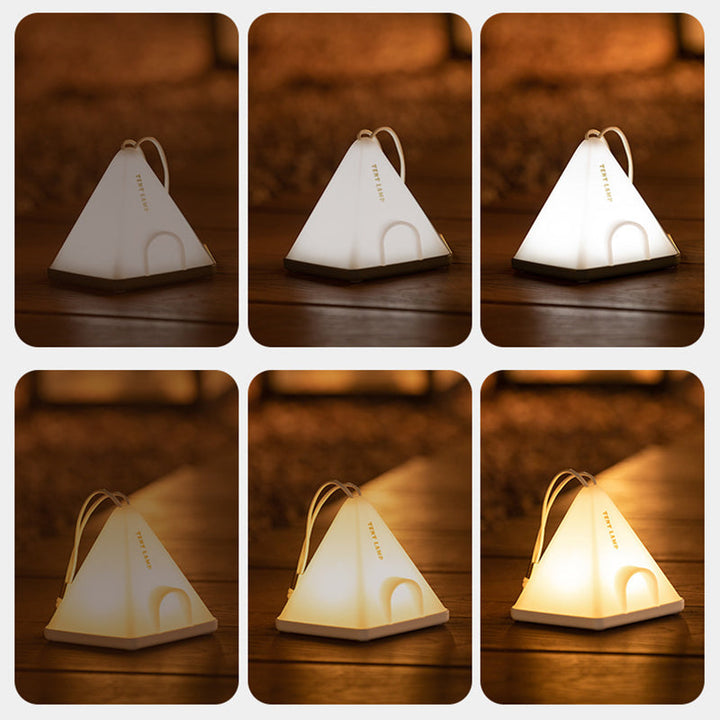 Contemporary Creative Tent Shape Triangle ABS PP LED Outdoor Light For Outdoor Patio | Stornfield