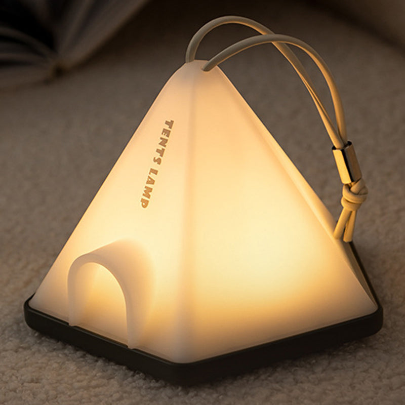 Contemporary Creative Tent Shape Triangle ABS PP LED Outdoor Light For Outdoor Patio | Stornfield