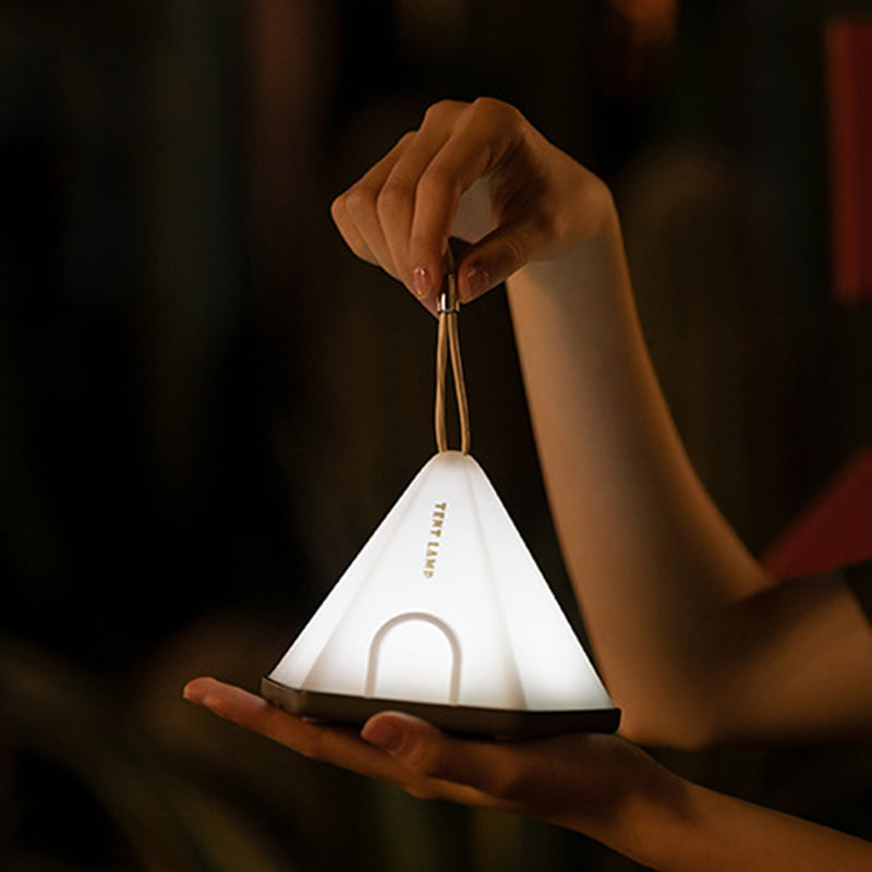 Contemporary Creative Tent Shape Triangle ABS PP LED Outdoor Light For Outdoor Patio | Stornfield