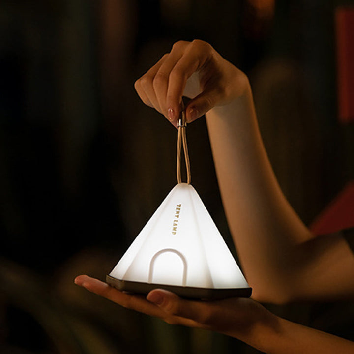 Contemporary Creative Tent Shape Triangle ABS PP LED Outdoor Light For Outdoor Patio | Stornfield