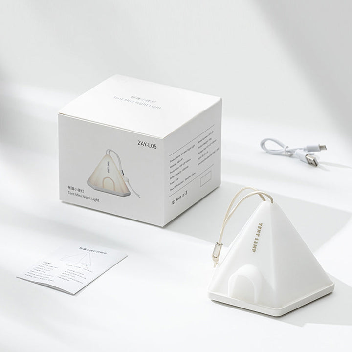 Contemporary Creative Tent Shape Triangle ABS PP LED Outdoor Light For Outdoor Patio | Stornfield