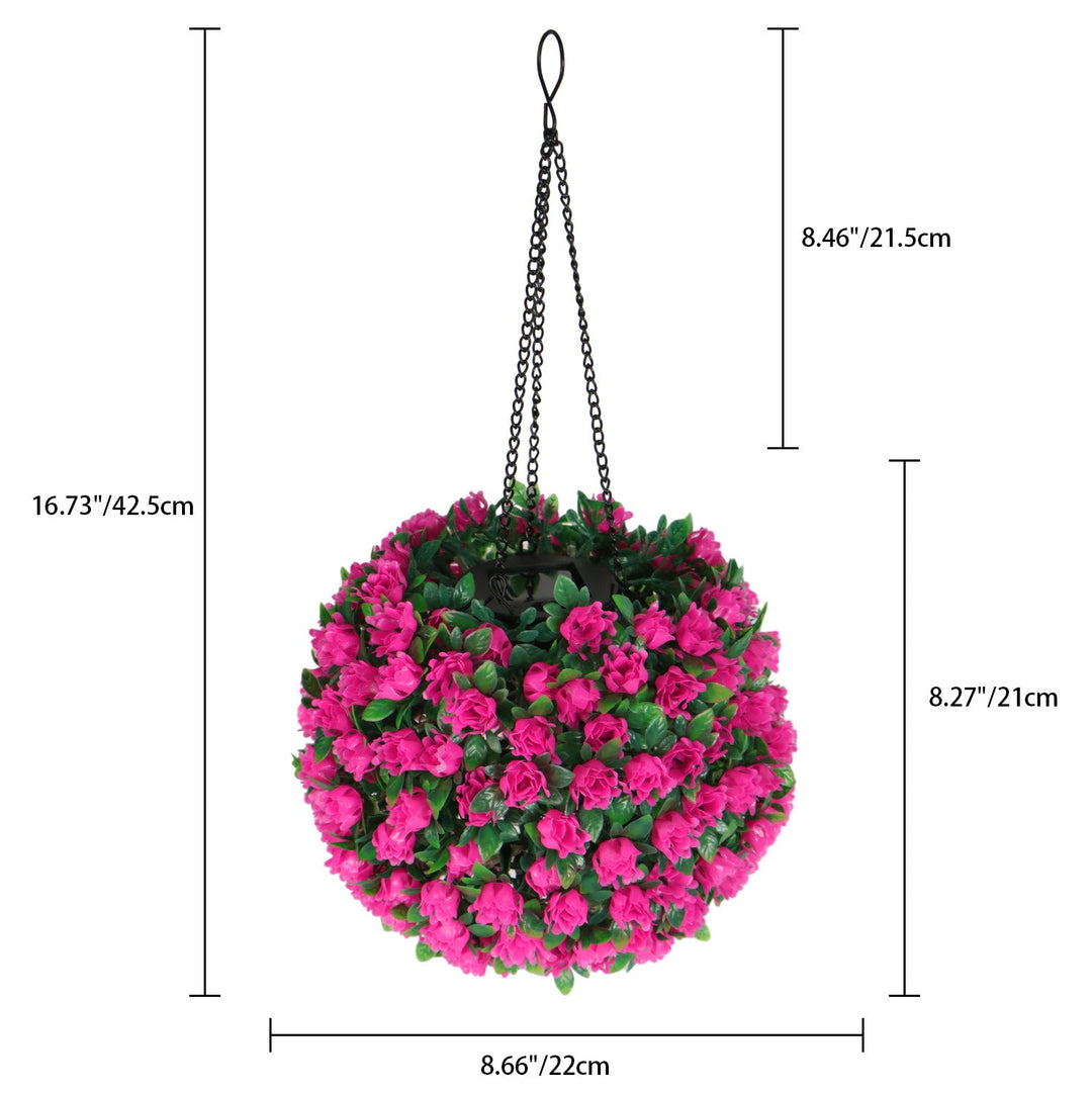 Modern Art Deco Round Flower Bouquet Plastic LED Outdoor Light For Garden | Stornfield