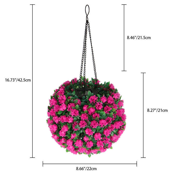 Modern Art Deco Round Flower Bouquet Plastic LED Outdoor Light For Garden | Stornfield