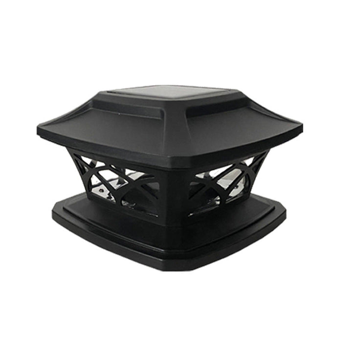 Modern Simplicity Square Plastic LED Post Head Light Outdoor Light For Garden | Stornfield