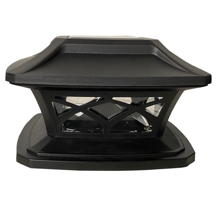 Modern Simplicity Square Plastic LED Post Head Light Outdoor Light For Garden | Stornfield