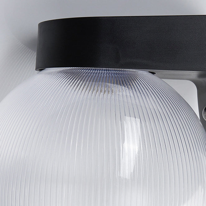 Modern Simplicity Waterproof Orb Polycarbonate Acrylic 1-Light Wall Sconce Lamp For Outdoor Patio | Stornfield
