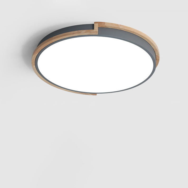 Stornfield | LumenCraft Plafonnier LED Nordique | Cadre en Bois | Abat-jour en Acrylique | Luminaire d'Ambiance | Pour Chambre et Salon