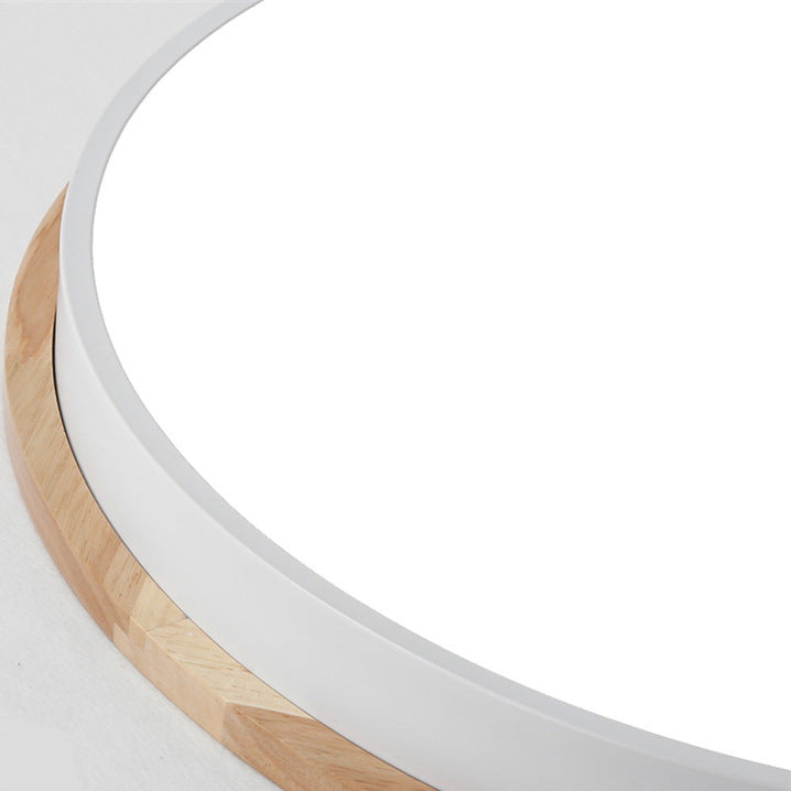 Stornfield | LumenCraft Plafonnier LED Nordique | Cadre en Bois | Abat-jour en Acrylique | Luminaire d'Ambiance | Pour Chambre et Salon