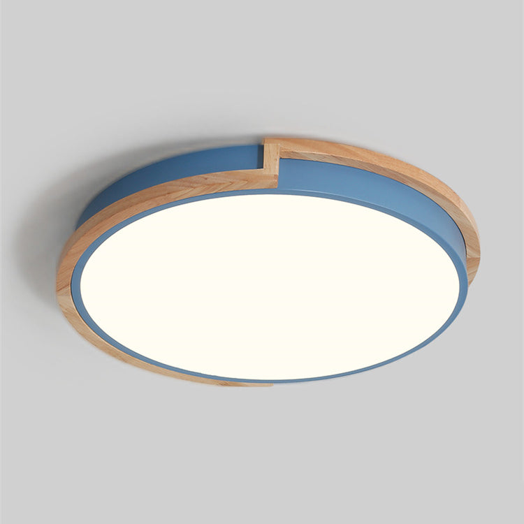 Stornfield | LumenCraft Plafonnier LED Nordique | Cadre en Bois | Abat-jour en Acrylique | Luminaire d'Ambiance | Pour Chambre et Salon
