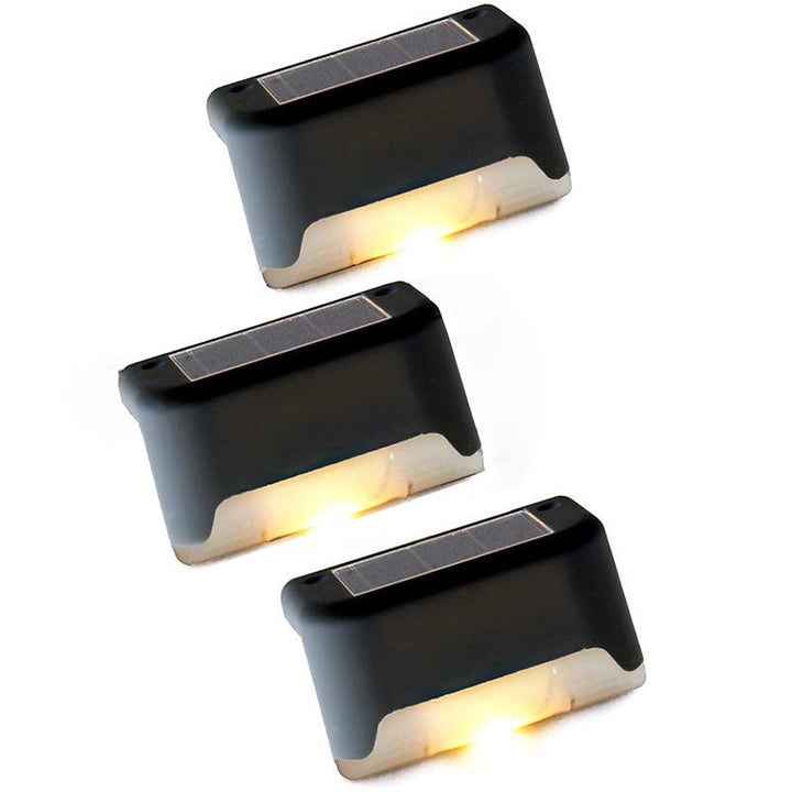 Modern Minimalist Solar Waterproof Rectangular Plastic LED Outdoor Light For Garden | Stornfield