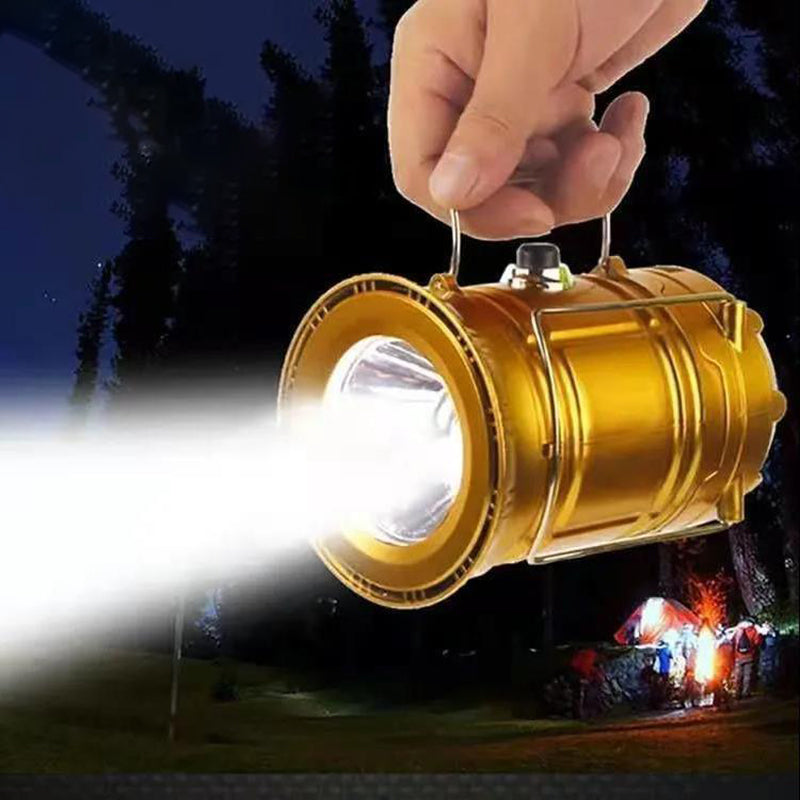 Modern Minimalist Solar Portable Cylinder Stretch Horse Light Metal Plastic LED Outdoor Light For Garden | Stornfield