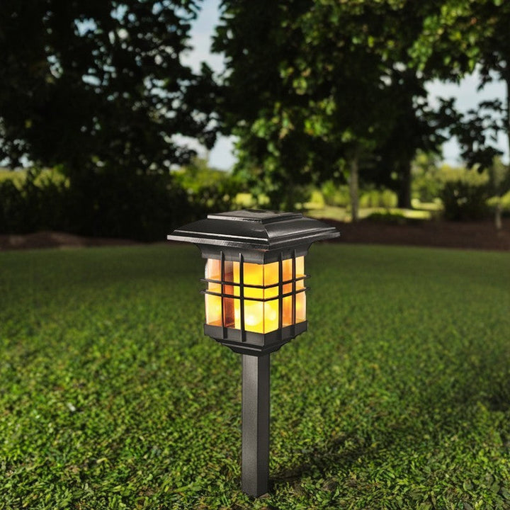 Modern Minimalist Column Plastic LED Solar Standing Floor Lamp For Garden | Stornfield