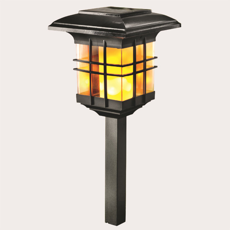 Modern Minimalist Column Plastic LED Solar Standing Floor Lamp For Garden | Stornfield