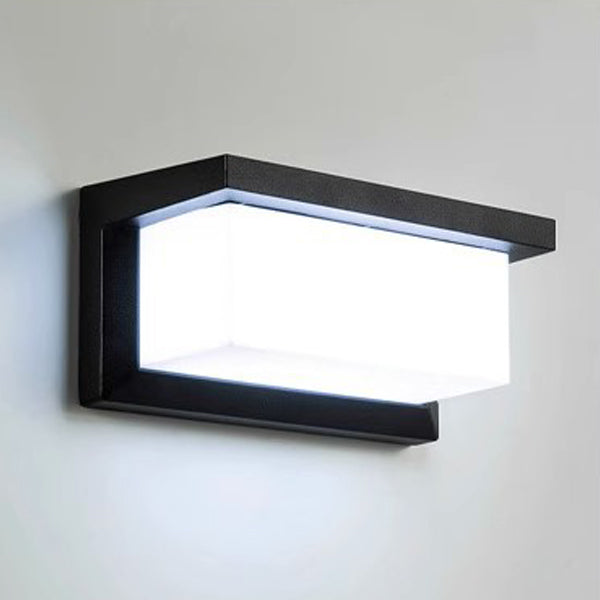 Modern Minimalist Rectangular Waterproof Aluminum LED Wall Sconce Lamp For Outdoor Patio | Stornfield