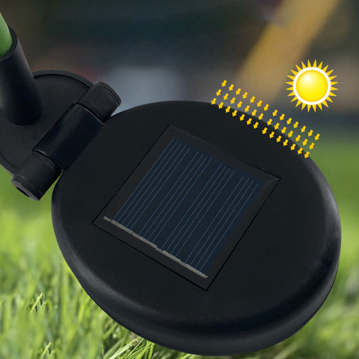 Contemporary Creative Solar Waterproof Faux Tulip Stainless Steel ABS Fabric LED Ground Plug Lawn Landscape Lamp For Outdoor Patio | Stornfield