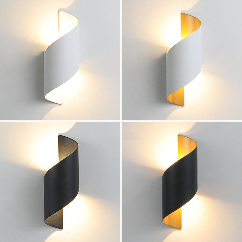 Stornfield | Modern Minimalist Waterproof Aluminum Acrylic LED Wall Light for Bedroom